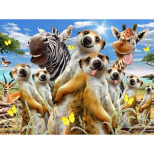 @mrwolftoys - howard-robinson-meerkat-selfie-500-kommatia-3d-puzzle